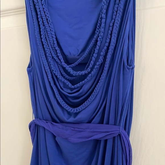 NWOT Free People Royal Blue Boho Dress Sz M - Picture 2 of 12